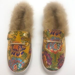 Floral patter Faux Fire shoes